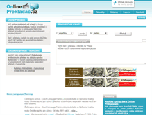 Tablet Screenshot of onlineprekladac.cz
